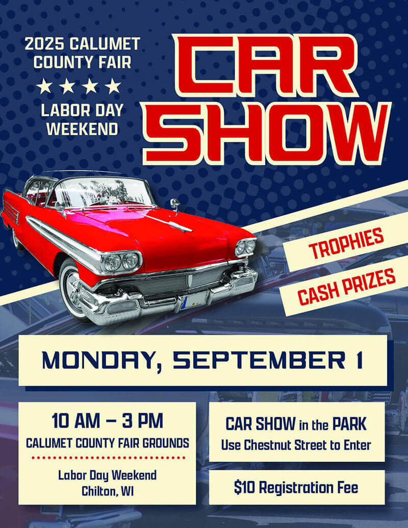 2025-Calumet-County-Fair-Car-Show-flyer